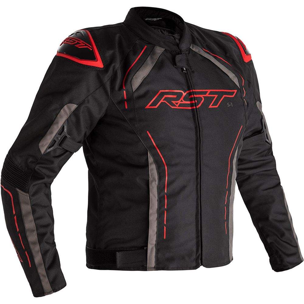 RST S1 CE Textile Jacket Black / Grey / Red