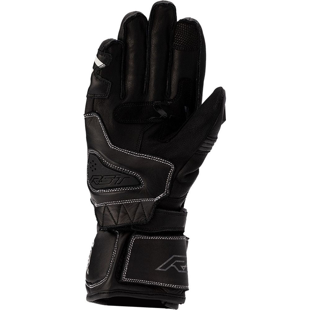 RST S1 CE Ladies Gloves Black / White - FREE UK Shipping, FREE 365 Day Returns | Moto Central