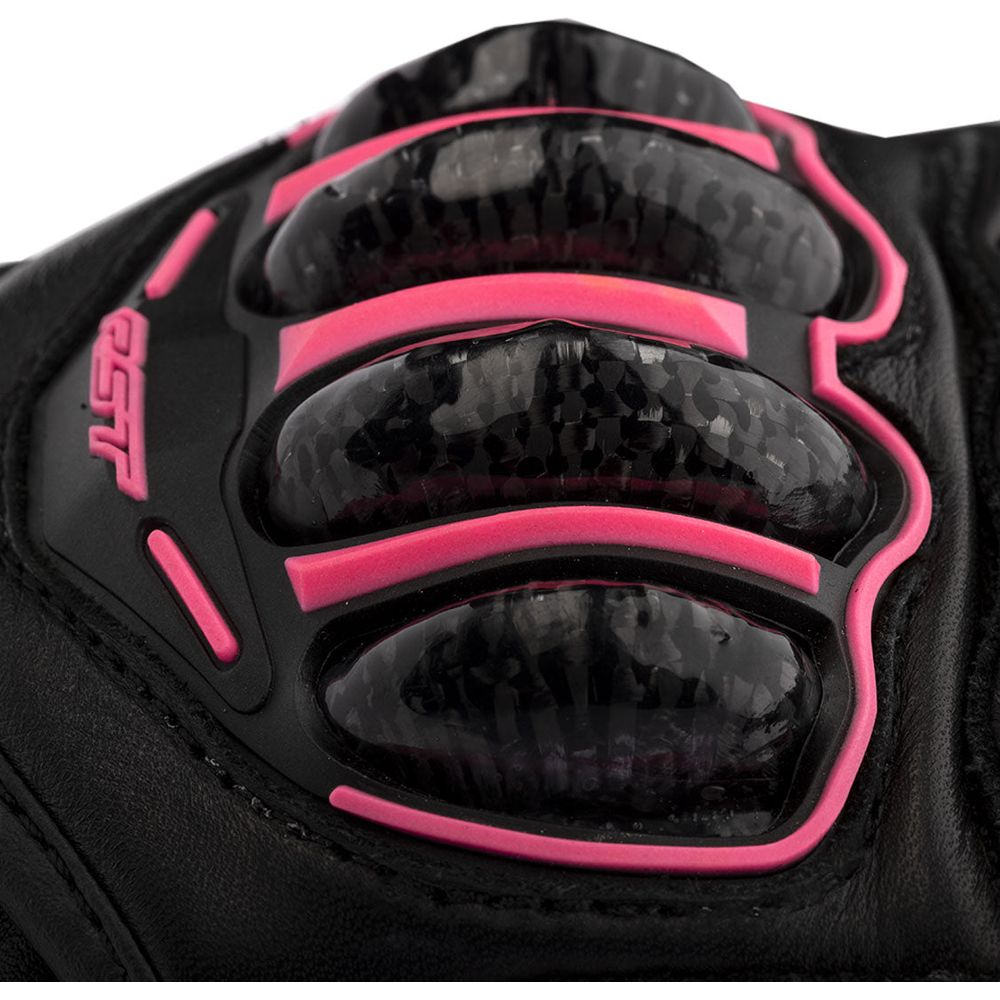 RST S1 CE Ladies Gloves Black / Neon Pink