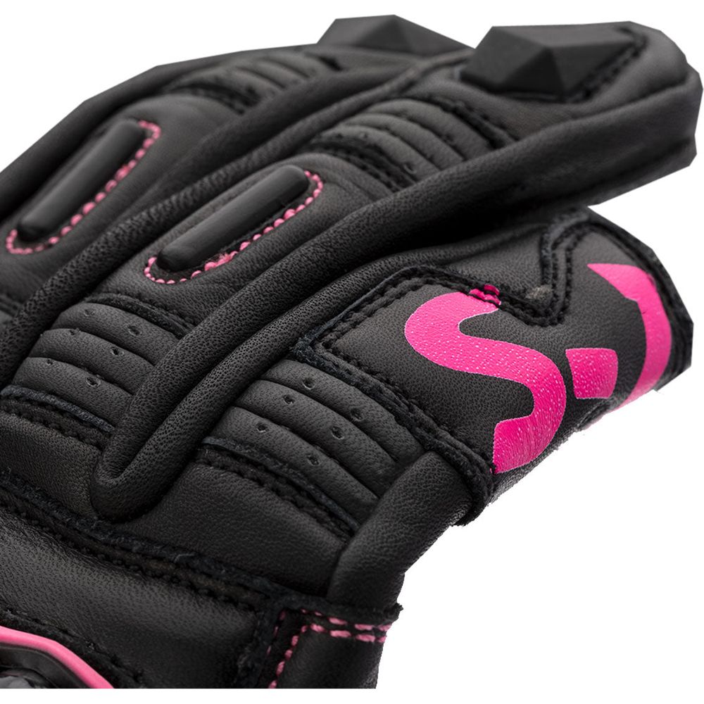 RST S1 CE Ladies Gloves Black / Neon Pink