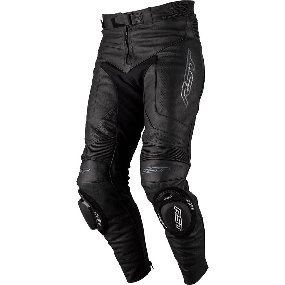 RST S1 CE Ladies Leather Jeans Black / Black - FREE UK Shipping, FREE 365 Day Returns | Moto Central