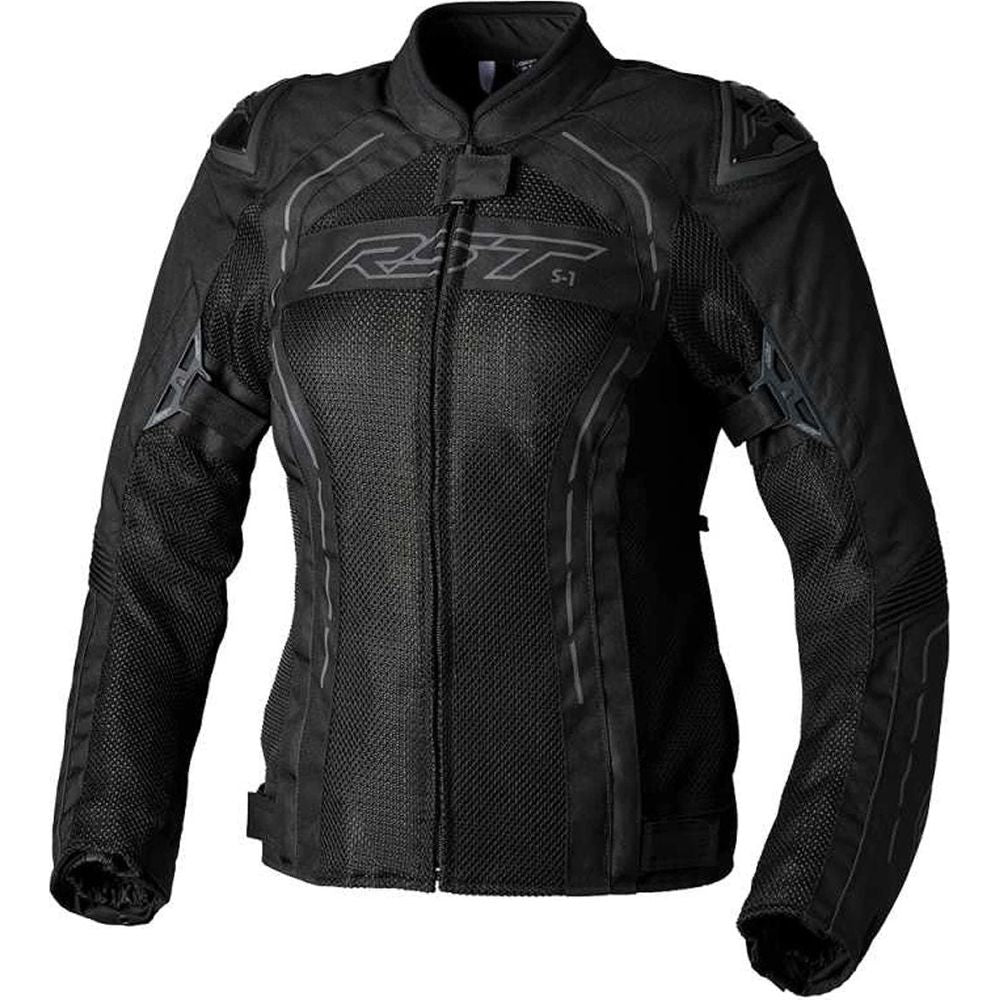 RST S1 Mesh CE Ladies Textile Jacket Black / Black