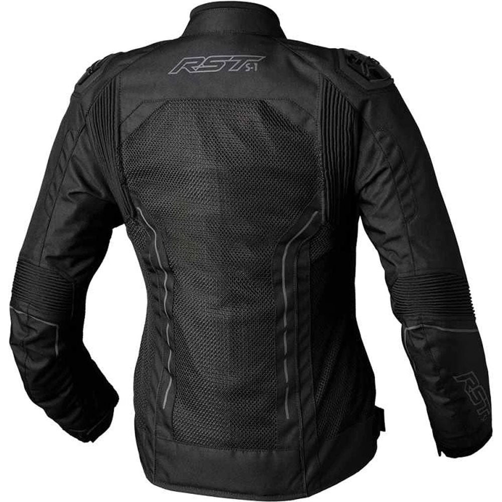 RST S1 Mesh CE Ladies Textile Jacket Black / Black