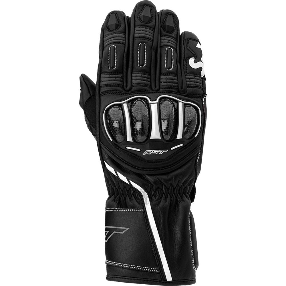 RST S1 CE Gloves Black / Black / White