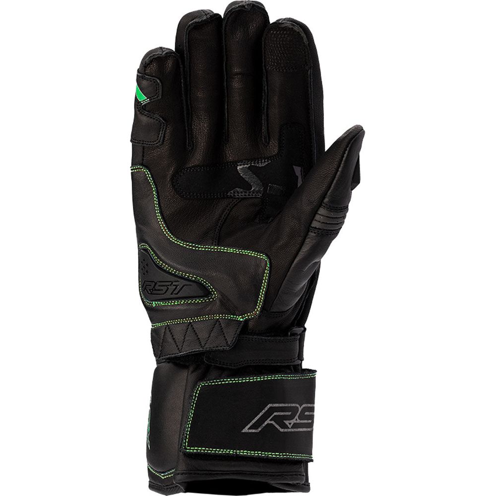 RST S1 CE Gloves Black / Grey / Neon Green - FREE UK Shipping, FREE 365 Day Returns | Moto Central