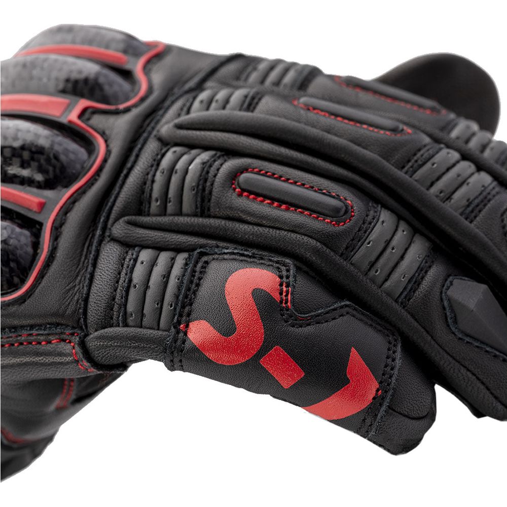 RST S1 CE Gloves Black / Grey / Red - FREE UK Shipping, FREE 365 Day Returns | Moto Central