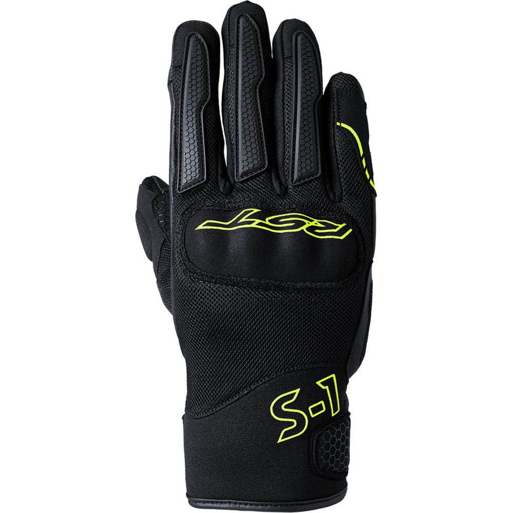 RST S1 Mesh CE Gloves Black / Fluo Yellow