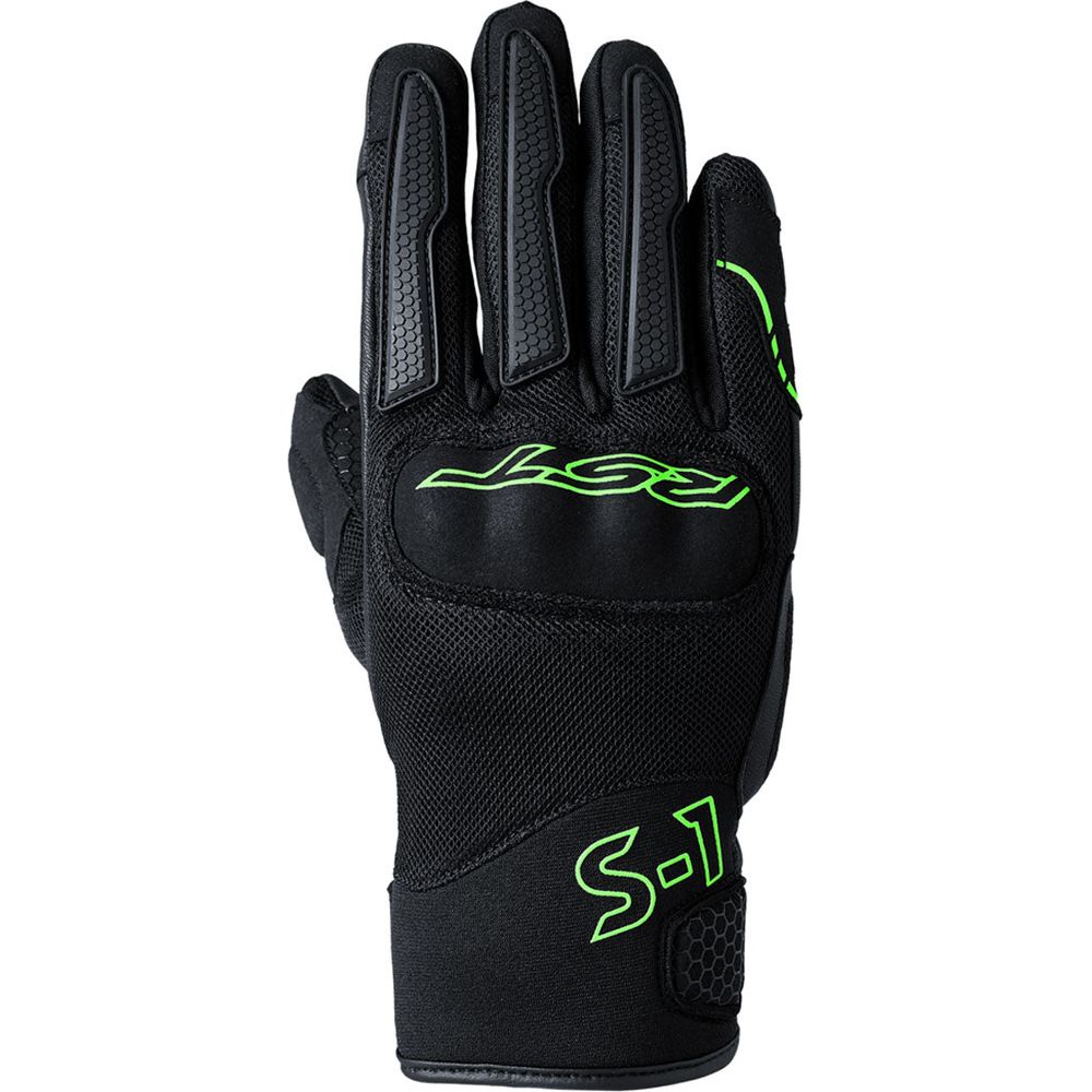 RST S1 Mesh CE Gloves Black / Neon Green