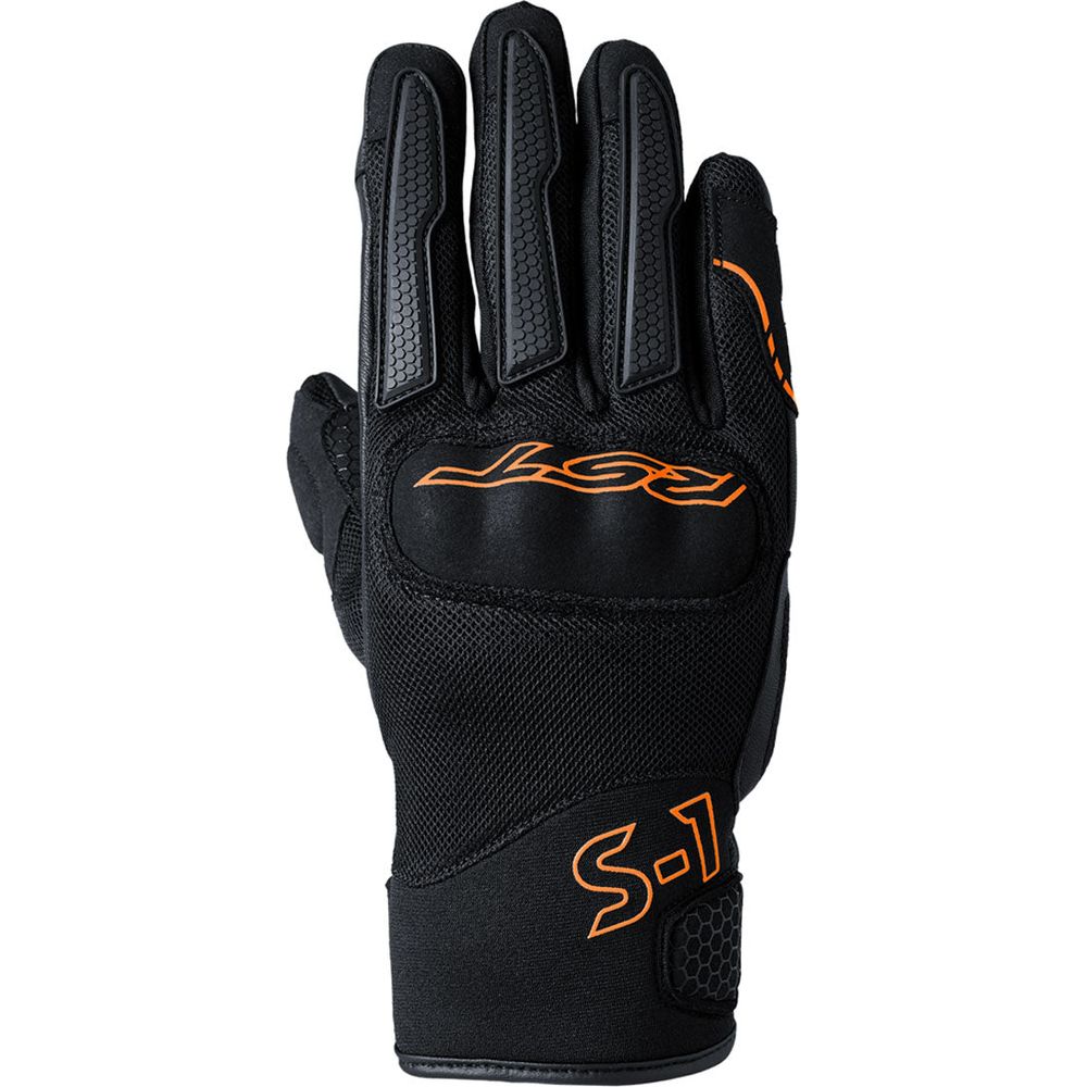 RST S1 Mesh CE Gloves Black / Neon Orange