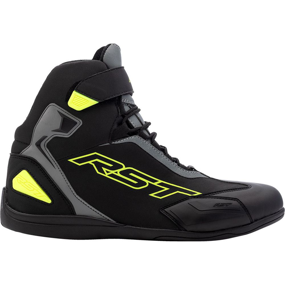 RST Sabre Moto Shoe CE Boots Black / Grey / Fluo Yellow