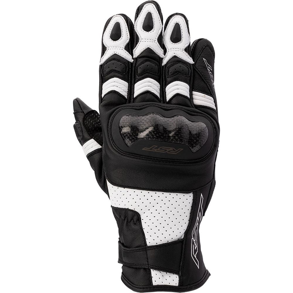 RST Shortie CE Gloves Black / White