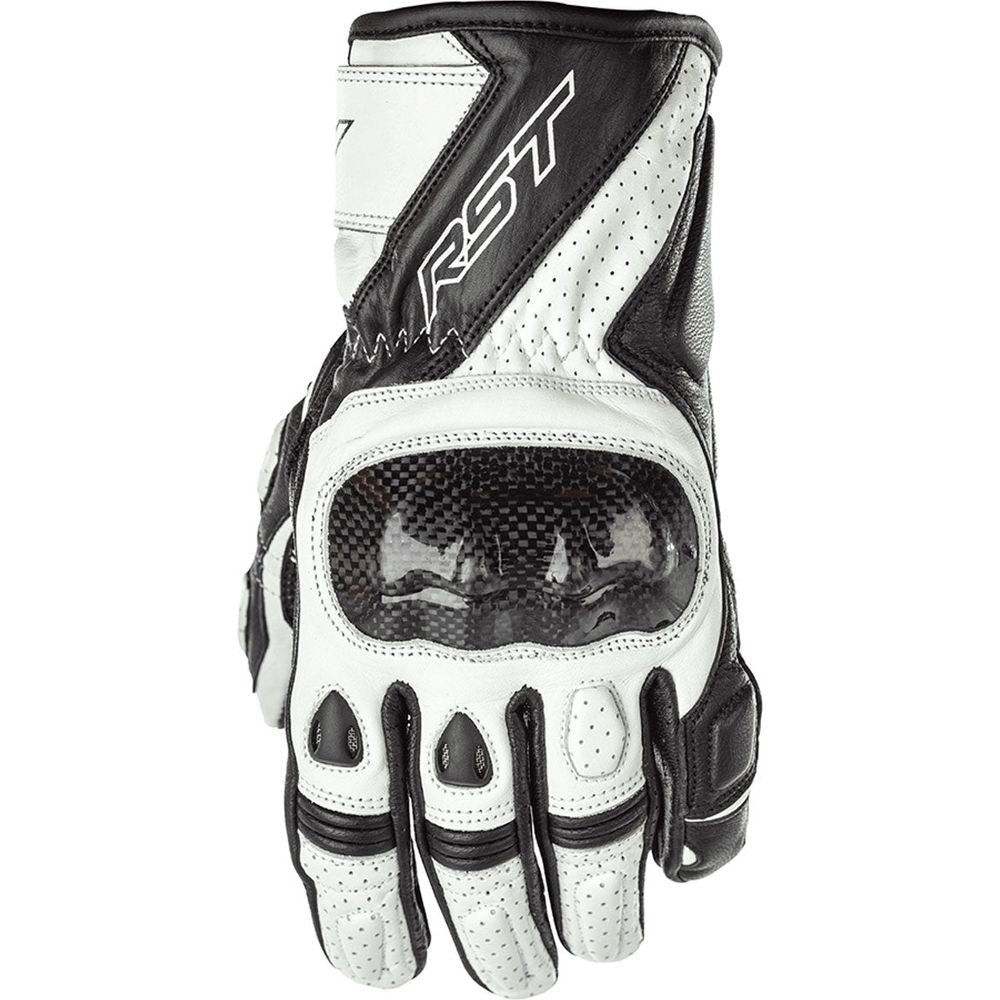 RST Stunt 3 CE Ladies Gloves Black / White - FREE UK Shipping, FREE 365 Day Returns | Moto Central