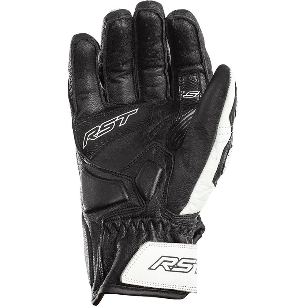 RST Stunt 3 CE Ladies Gloves Black / White - FREE UK Shipping, FREE 365 Day Returns | Moto Central