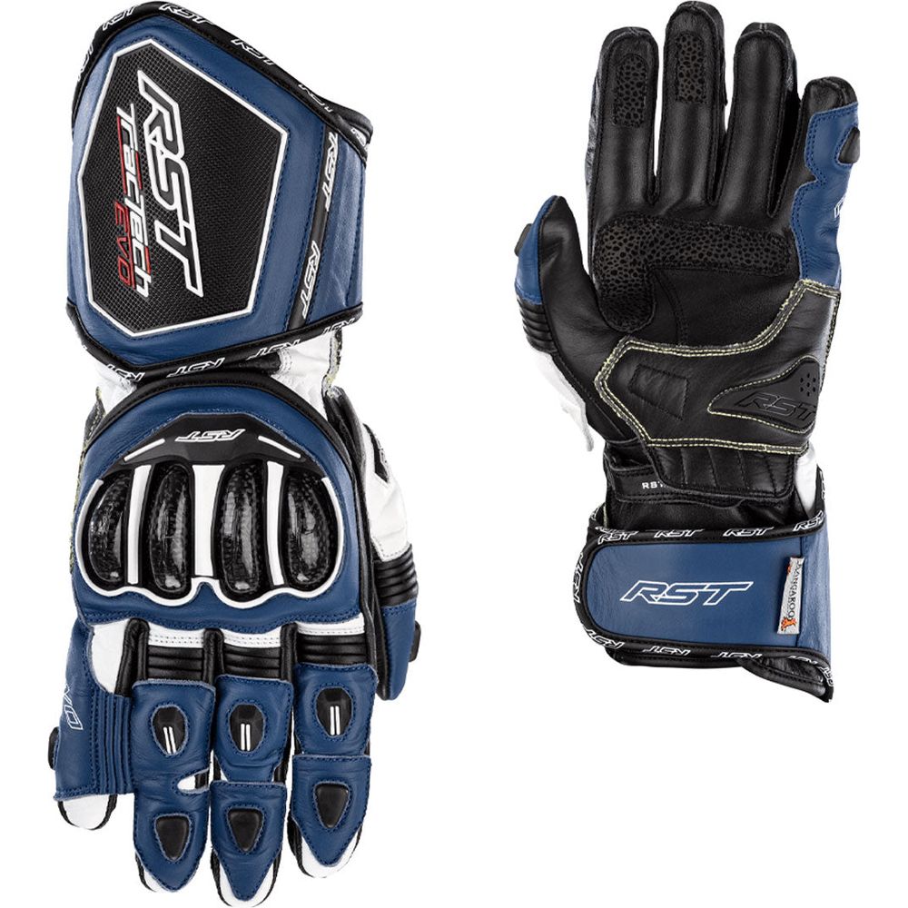 RST Tractech Evo 4 CE Gloves Blue / White / Black