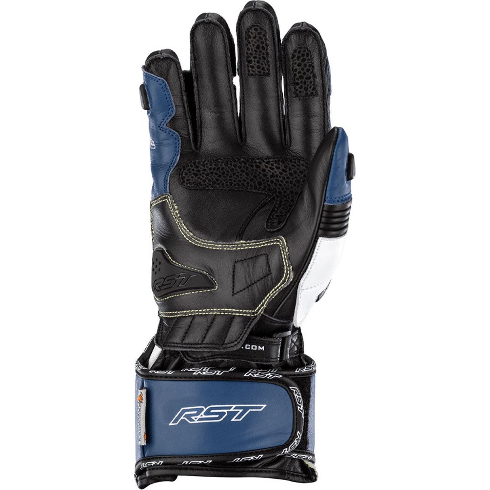 RST Tractech Evo 4 CE Gloves Blue / White / Black - FREE UK Shipping, FREE 365 Day Returns | Moto Central