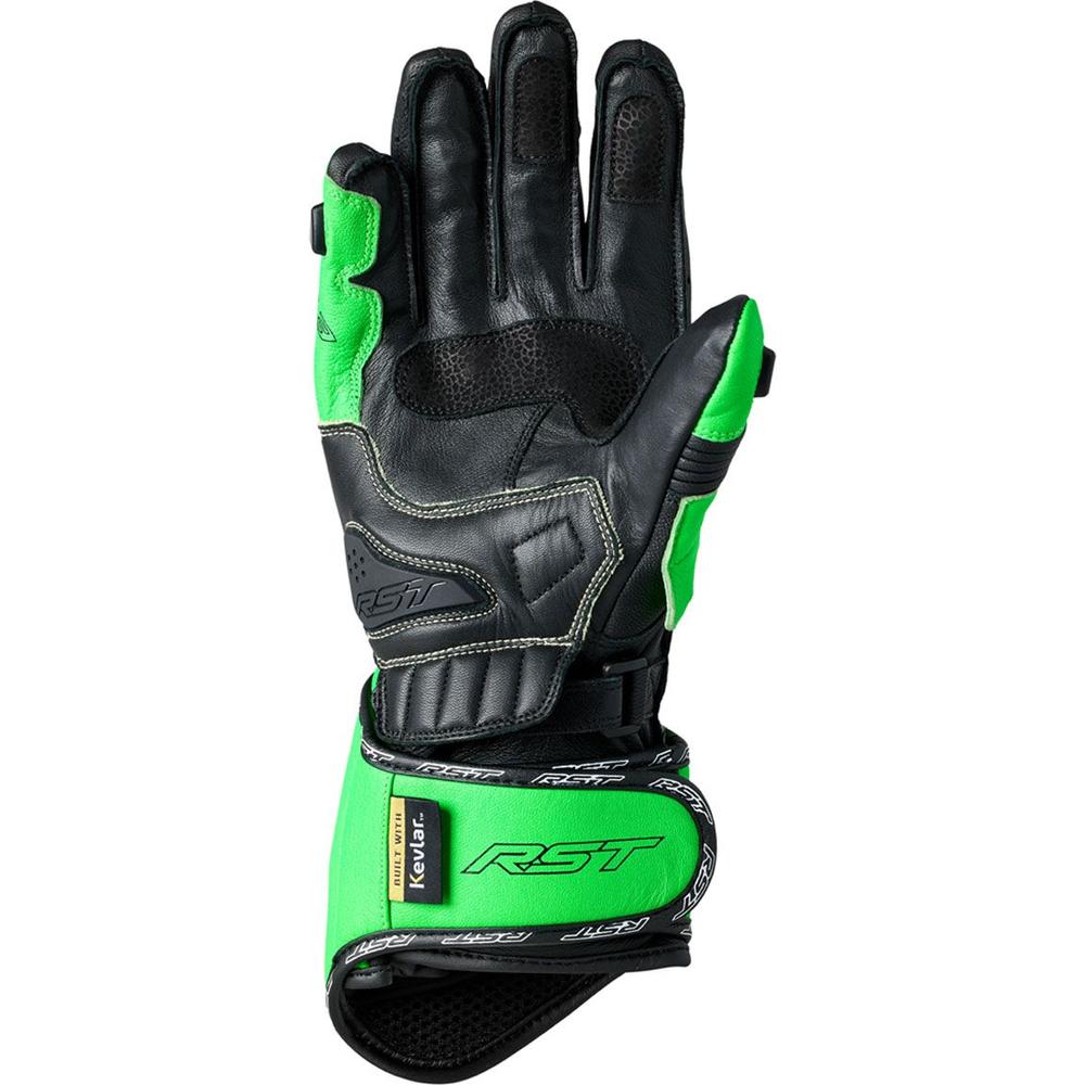 RST Tractech Evo 4 CE Gloves Neon Green / Black - FREE UK Shipping, FREE 365 Day Returns | Moto Central