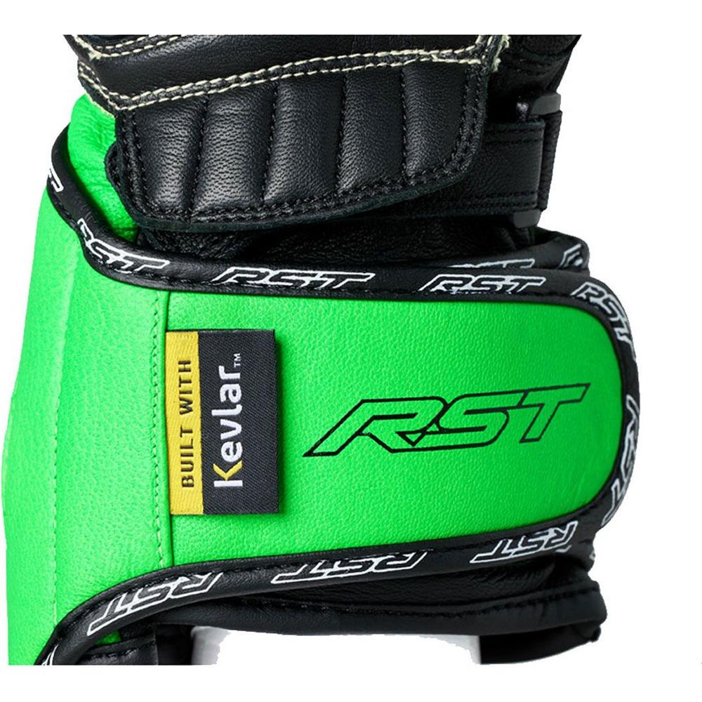 RST Tractech Evo 4 CE Gloves Neon Green / Black - FREE UK Shipping, FREE 365 Day Returns | Moto Central