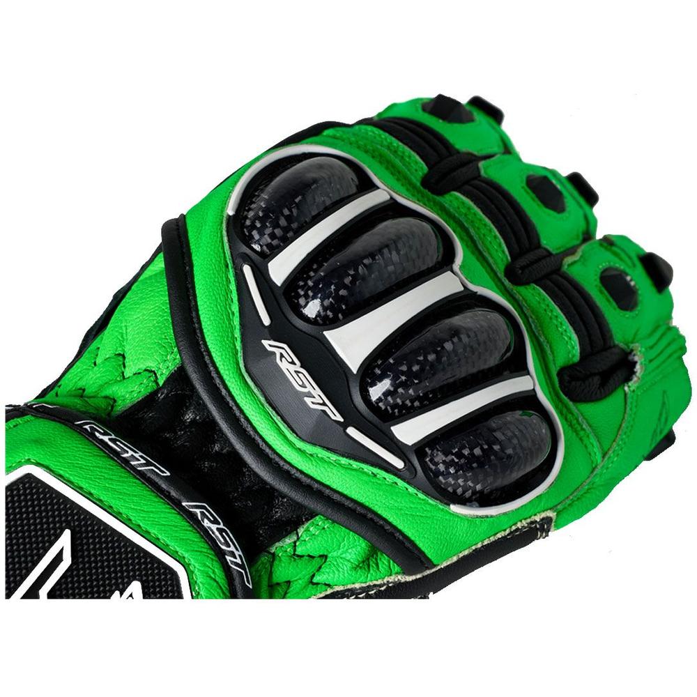 RST Tractech Evo 4 CE Gloves Neon Green / Black - FREE UK Shipping, FREE 365 Day Returns | Moto Central