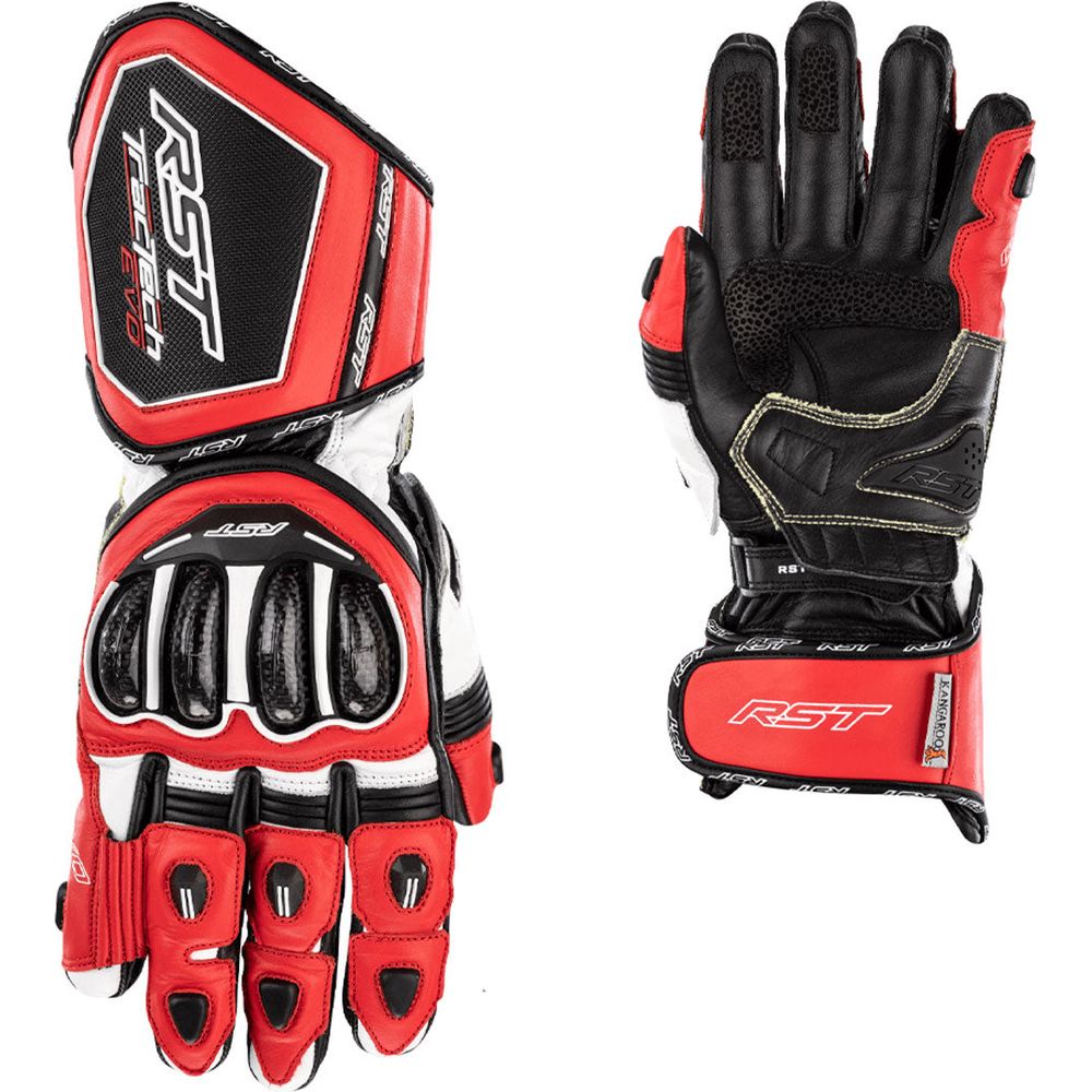 RST Tractech Evo 4 CE Gloves Red / White / Black