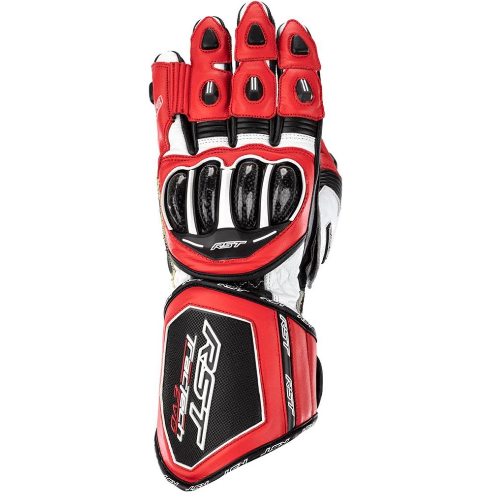 RST Tractech Evo 4 CE Gloves Fluo Red / Black