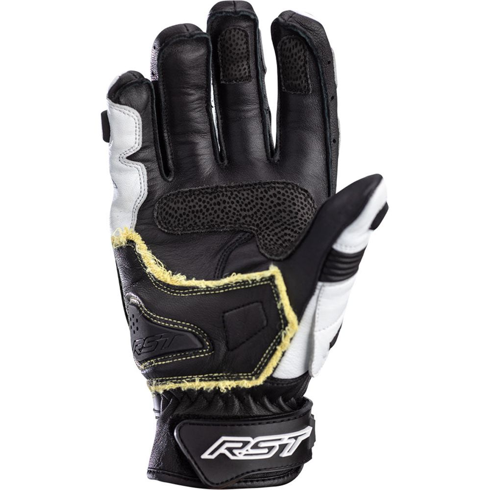 RST Tractech Evo 4 Short CE Gloves White / White / Black - FREE UK Shipping, FREE 365 Day Returns | Moto Central