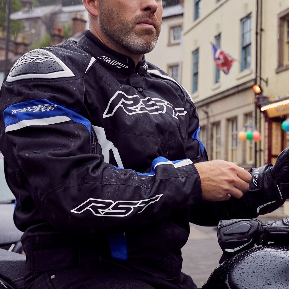 RST Tractech Evo 5 CE Textile Jacket Blue / Black / White