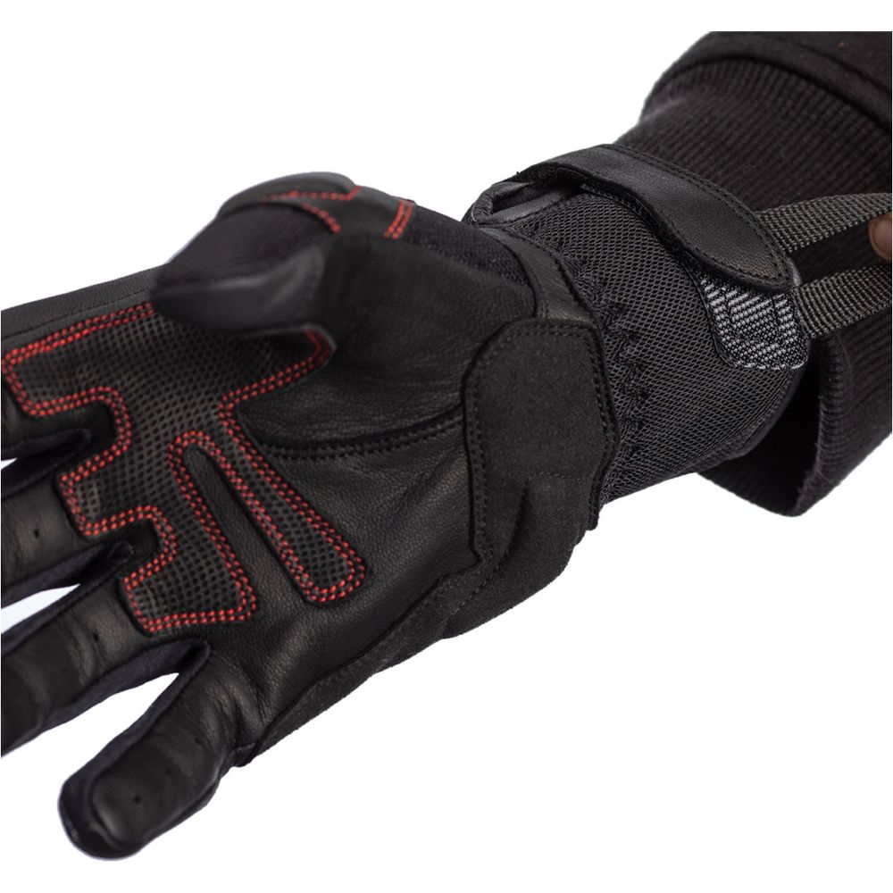 RST Urban Air 3 Mesh CE Gloves Black / Red - FREE UK Shipping, FREE 365 Day Returns | Moto Central