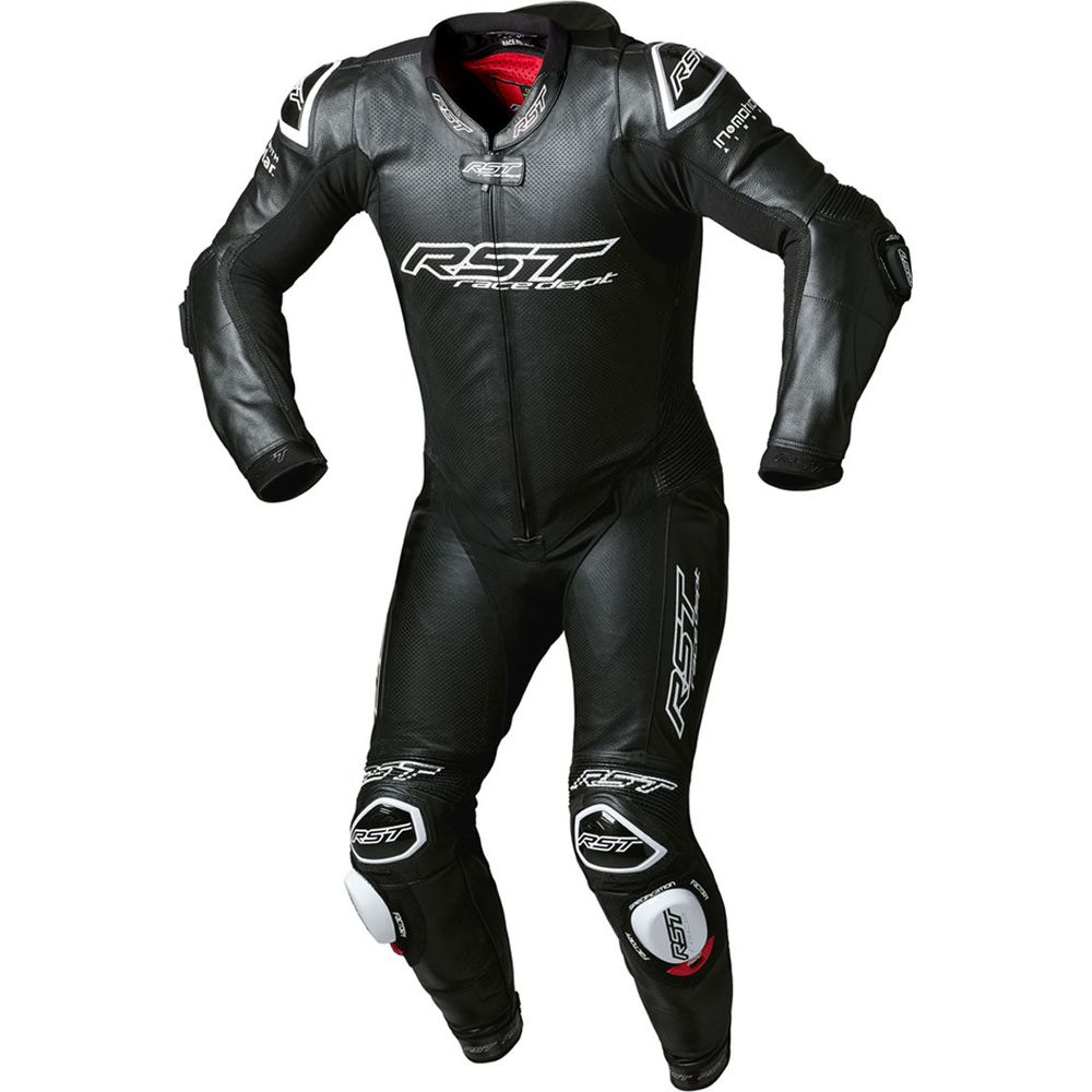 RST V4.1 Evo Kangaroo Airbag Leather Suit Black / Black