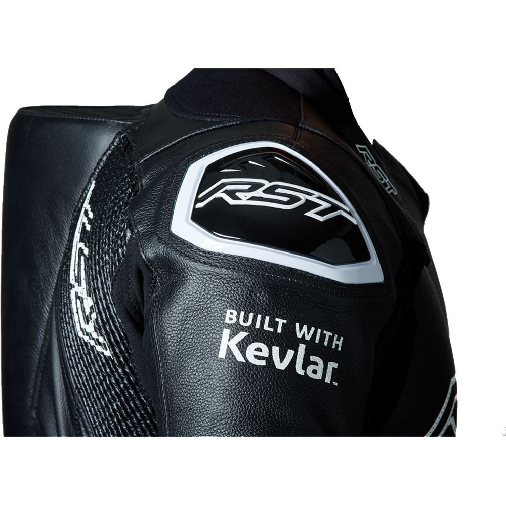 RST V4.1 Evo Kangaroo Airbag Leather Suit Black / Black