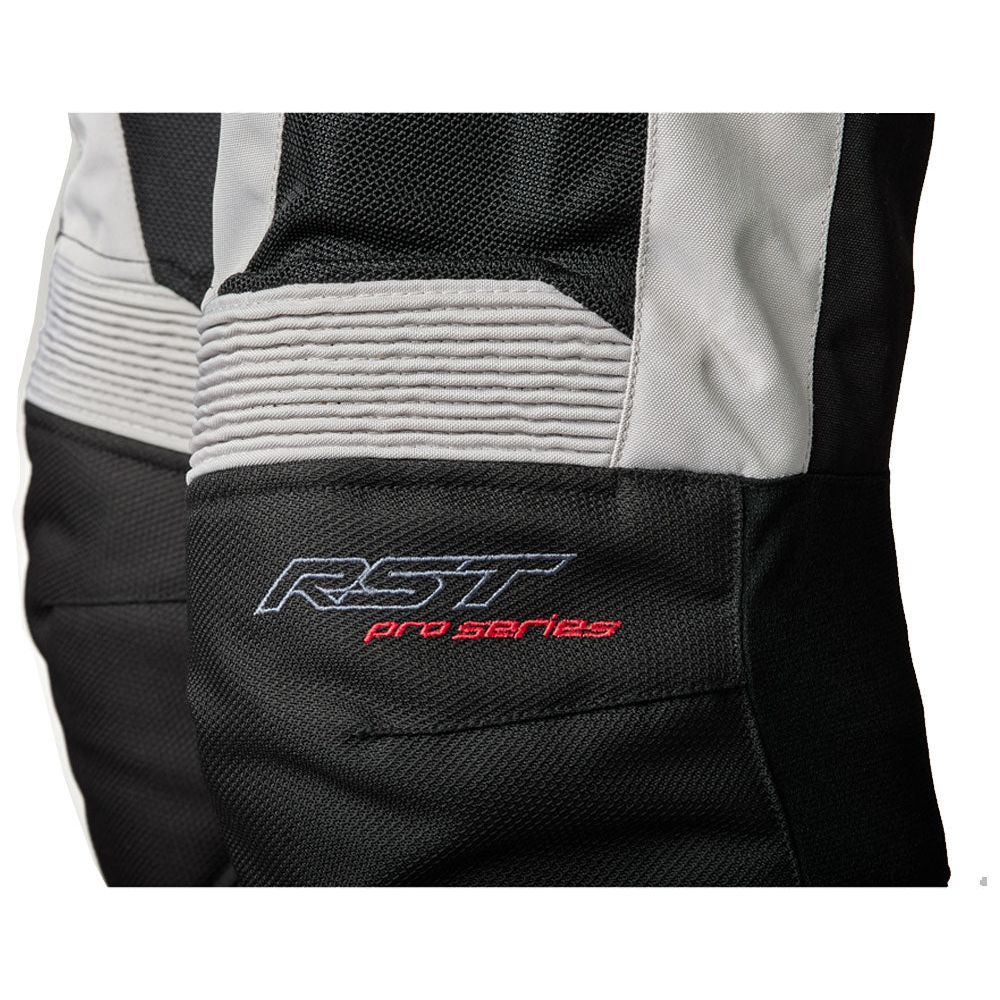 RST Pro Series Ventilator XT CE Textile Jeans Silver / Black - FREE UK Shipping, FREE 365 Day Returns | Moto Central