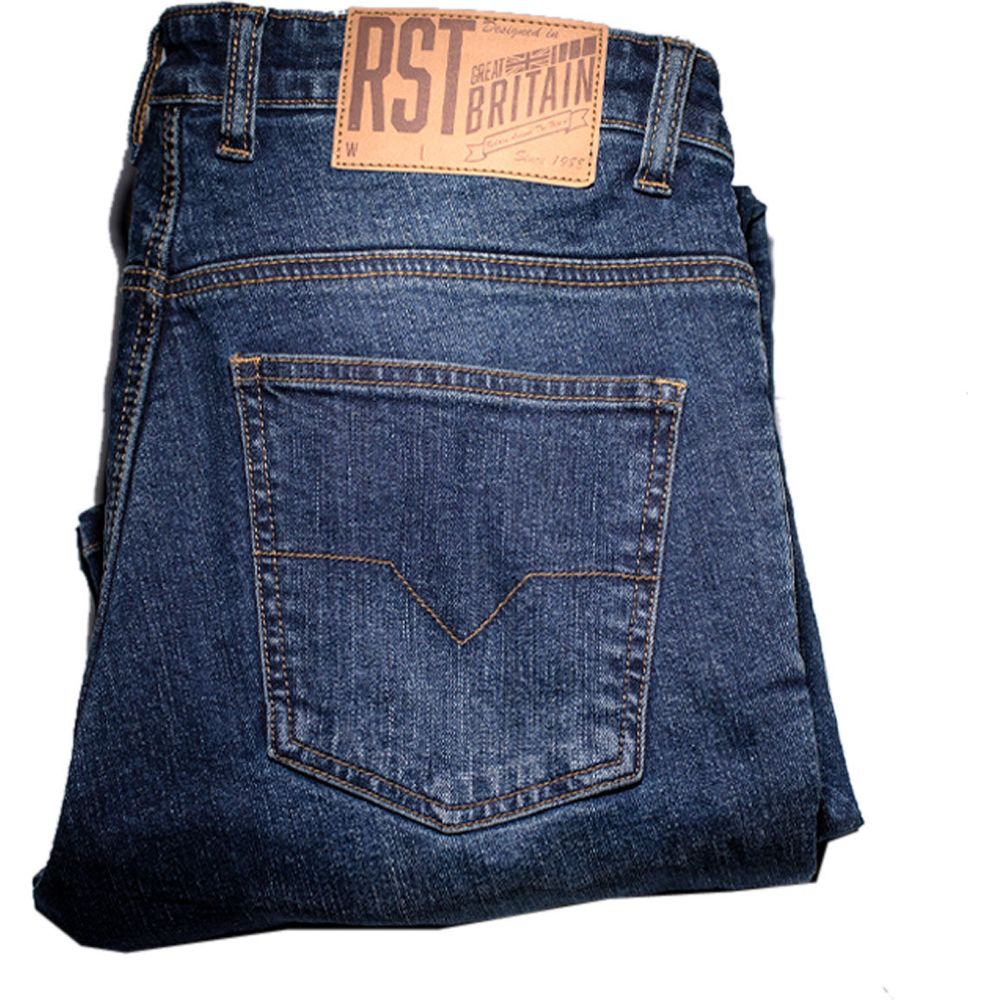 RST X Kevlar Single Layer CE Jeans Industrial Blue - FREE UK Shipping, FREE 365 Day Returns | Moto Central