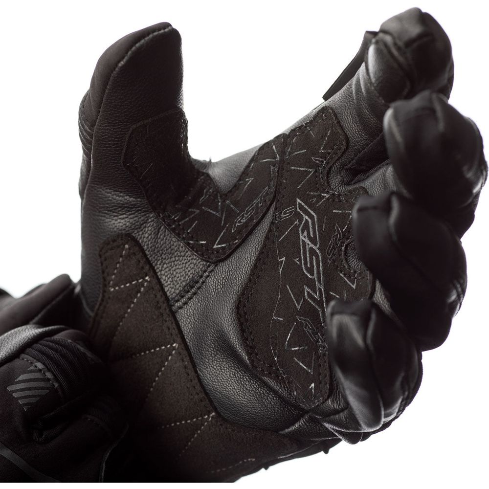 RST Atlas CE Waterproof Gloves Black  - FREE UK Shipping, FREE 365 Day Returns | Moto Central