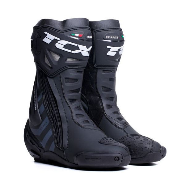 TCX RT Race Boots Black / Dark Grey