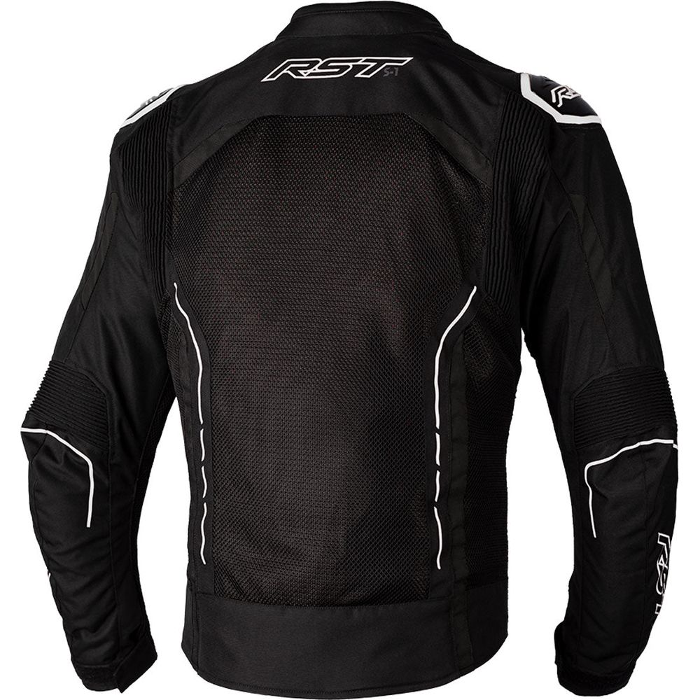 RST S1 Mesh CE Textile Jacket Black / White - FREE UK Shipping, FREE 365 Day Returns | Moto Central