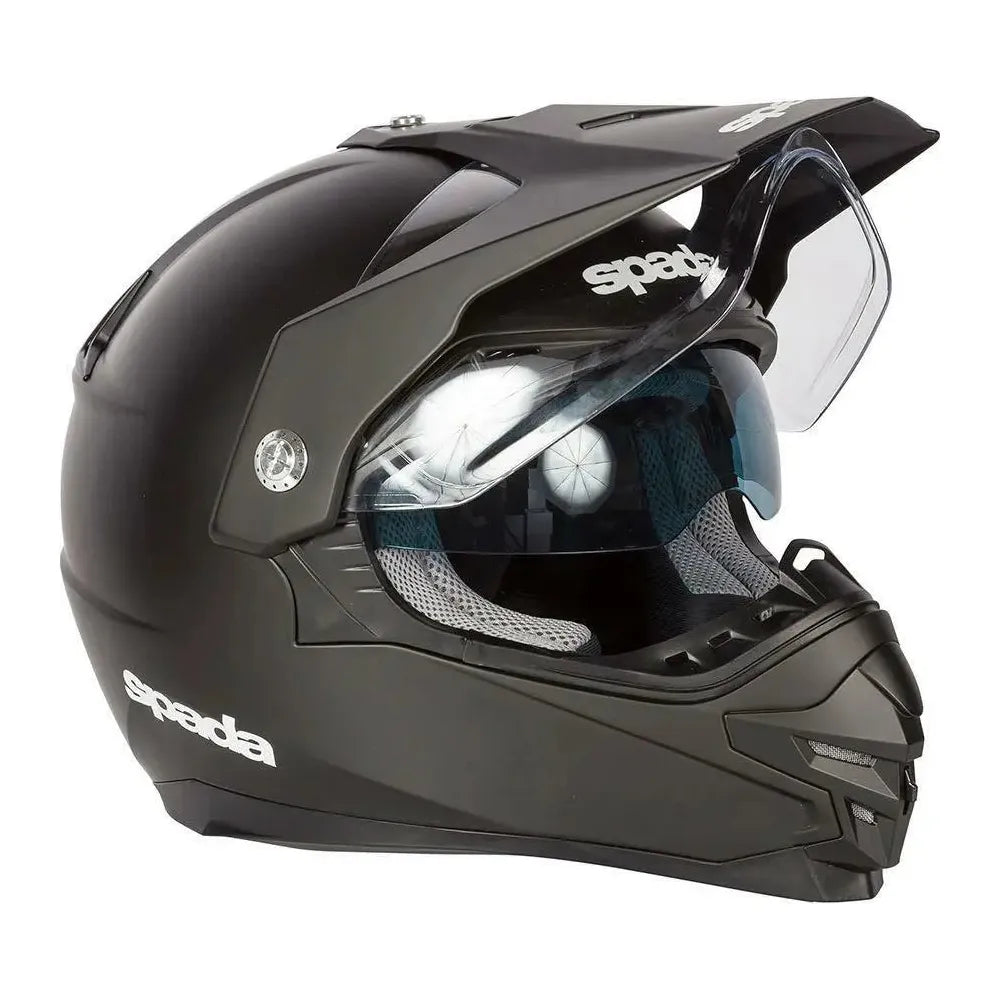 Spada Intrepid Plain Full Face Helmet Matt Black