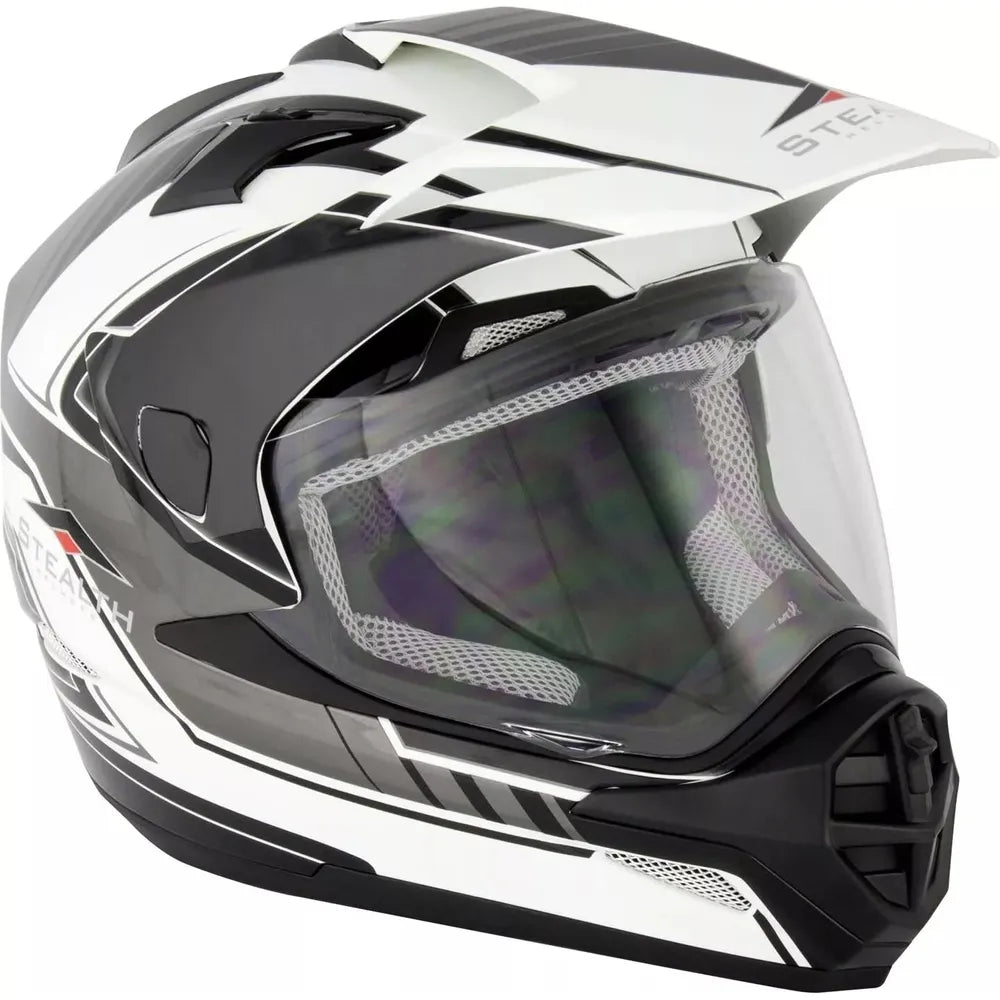 Stealth HD009 Adventure Dual Sport Helmet Graphic Gunmetal