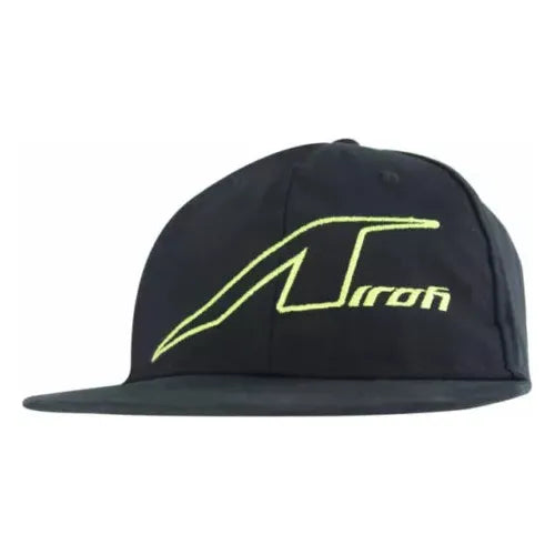 Airoh Baseball Cap Black / Yellow  - FREE UK Delivery - Moto Central