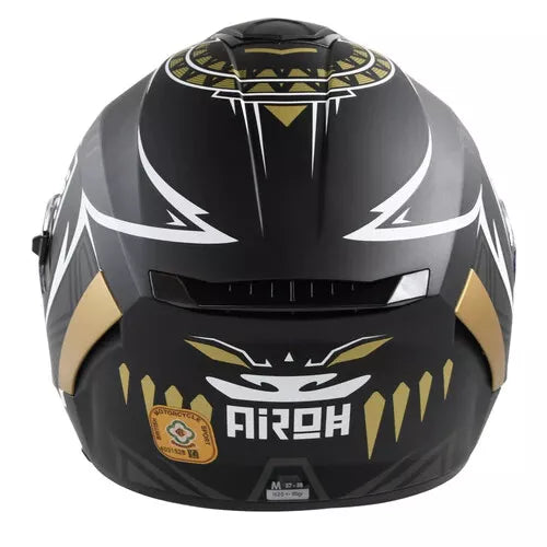 Airoh Spark Flow Full Face Helmet Matt Black Vibe - FREE UK Shipping, FREE 365 Day Returns | Moto Central