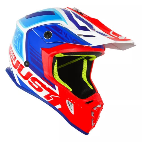 Just1 J38 MX Helmet Blade Gloss Blue / Red / White