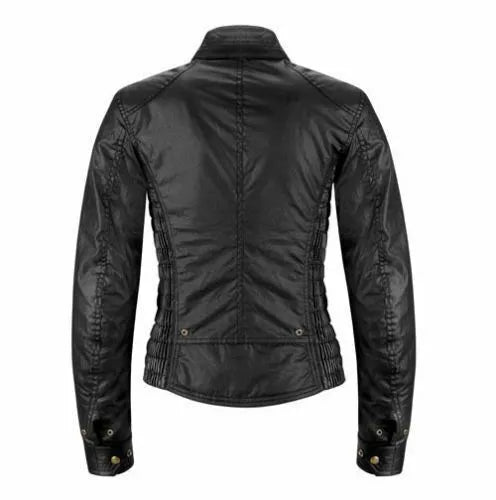 Belstaff Bradshaw Waxed Cotton Jacket Black