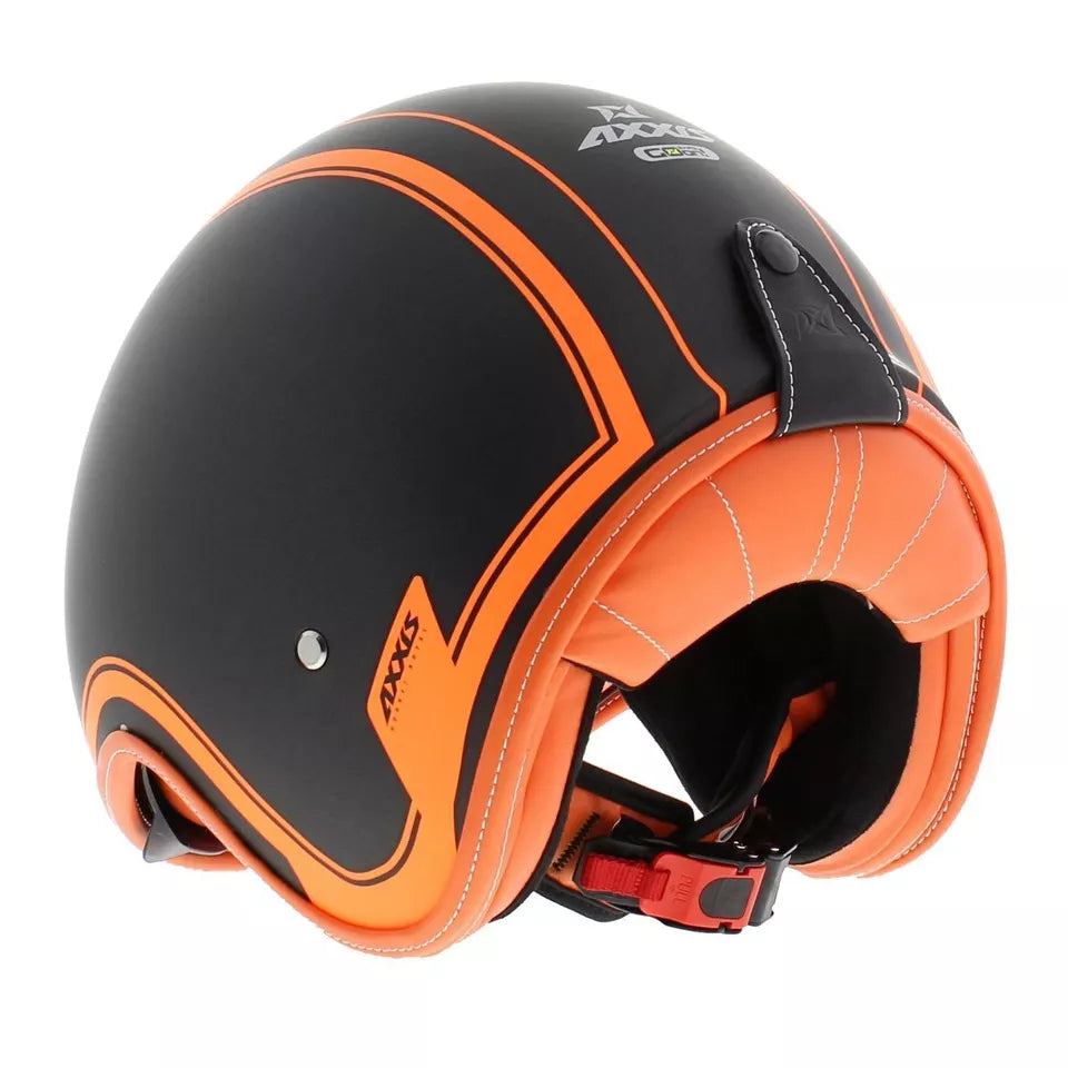 Axxis Hornet SV Royal A4 Open Face Helmet Matt Fluo Orange