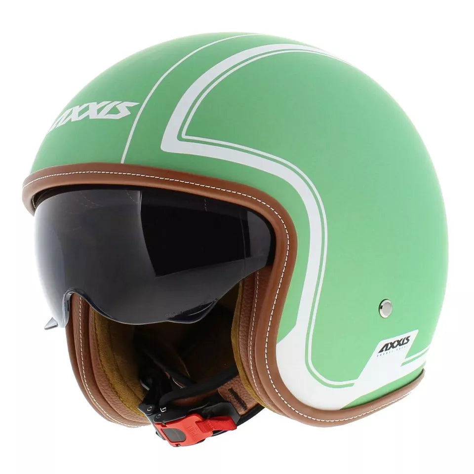 Axxis Hornet SV Royal A6 Open Face Helmet Matt Green