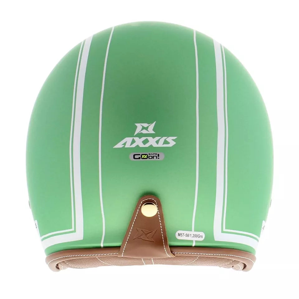 Axxis Hornet SV Royal A6 Open Face Helmet Matt Green