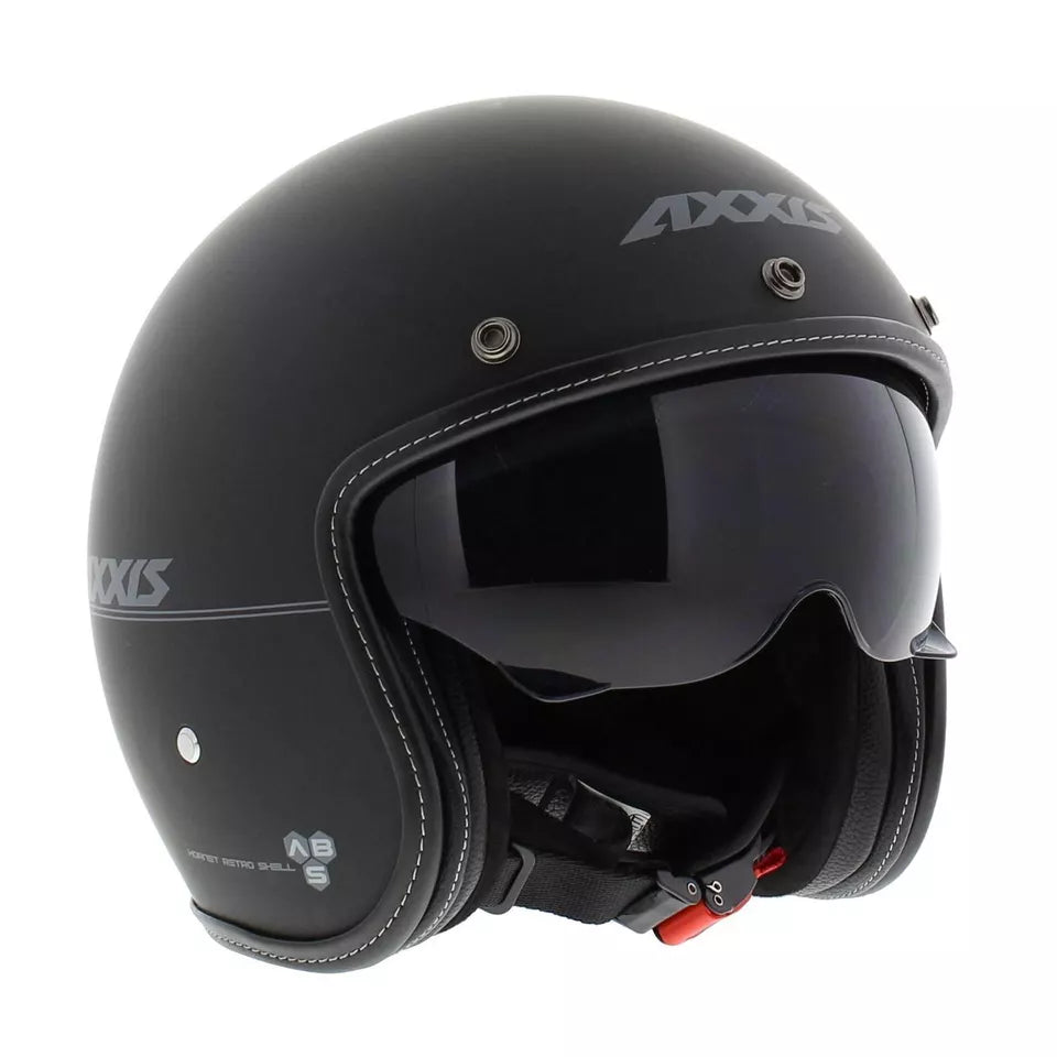 Axxis Hornet SV Solid A1 Open Face Helmet Matt Black