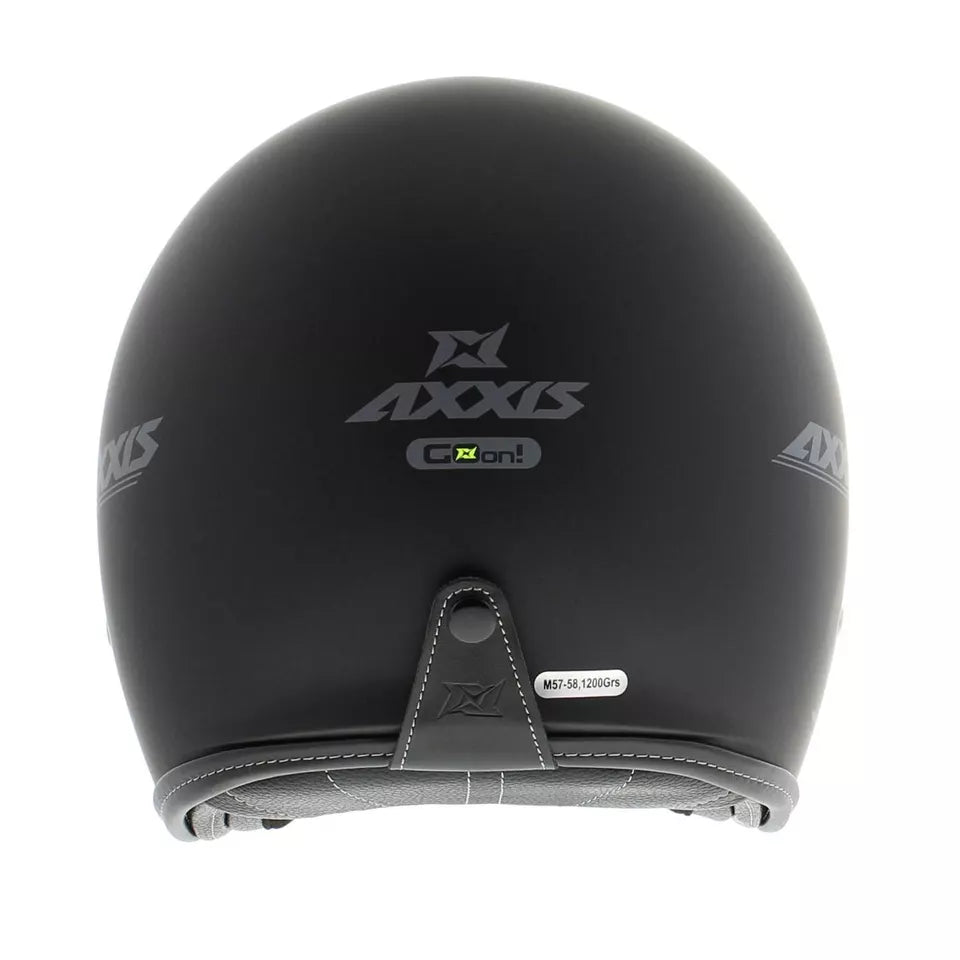 Axxis Hornet SV Solid A1 Open Face Helmet Matt Black