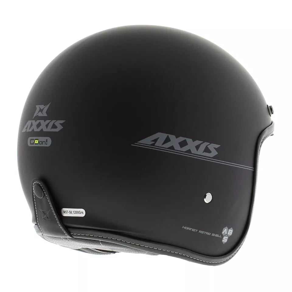 Axxis Hornet SV Solid A1 Open Face Helmet Matt Black