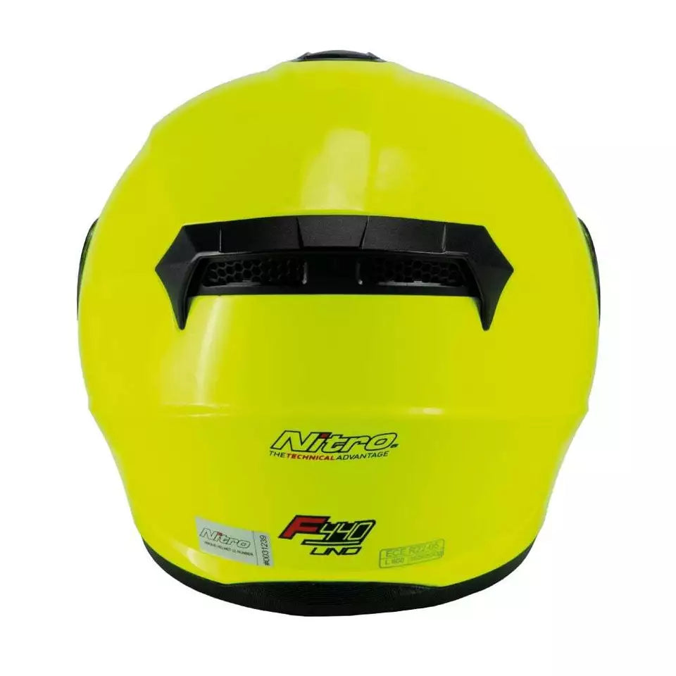 Nitro F440 DVS Flip Up Helmet Safety Yellow