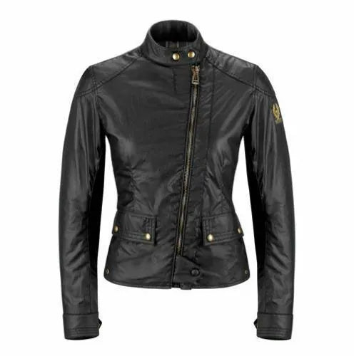 Belstaff Bradshaw Waxed Cotton Jacket Black