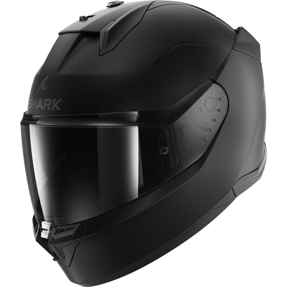 Shark D-Skwal 3 Full Face Helmet Blank Matt Black - FREE UK Shipping, FREE 365 Day Returns | Moto Central