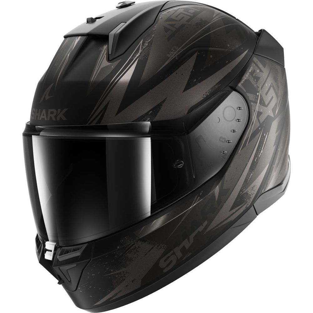 Shark D-Skwal 3 Full Face Helmet Blast R Black / Grey - FREE UK Shipping, FREE 365 Day Returns | Moto Central